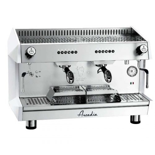 ARCADIA Professional Espresso coffee machine SS polish white 2 Group - ARCADIA-G2