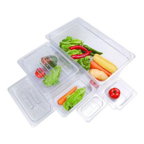 JW-P132 - Clear Poly 1/3 x 65 mm Gastronorm Pan